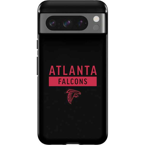 NFL Atlanta Falcons Black Performance Series Google Pixel 8 Pro Impact Case